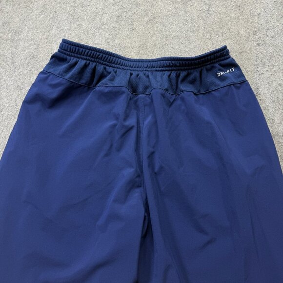 Nike Running Track Pants Men M Blue 30" DRI-FIT Ankle Zip Stretch 905067 - Picture 8 of 16